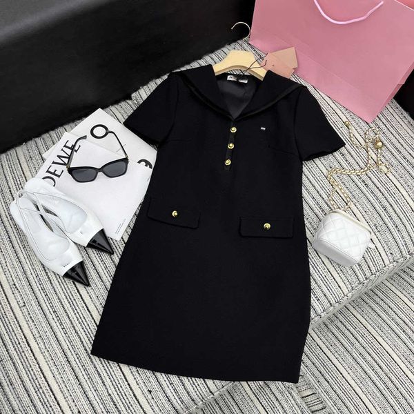 summer new girls' sweet cute slimming acetic acid bonded navy neck short sleeve dress, Black;gray
summer new girls' sweet cute slimming acetic acid bonded navy neck short sleeve dress, Black;gray