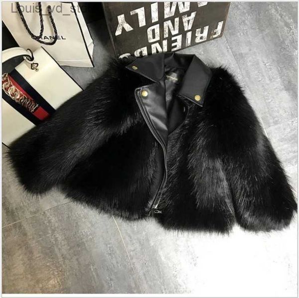 jackets short style girls fur coat jacket imitation fox artificial fur grass plush+leather winter kids baby girl clothes outwear t230803, Blue;gray
jackets short style girls fur coat jacket imitation fox artificial fur grass plush+leather winter kids baby girl clothes outwear t230803, Blue;gray