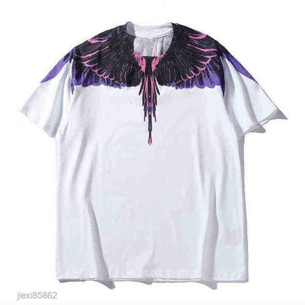 men's and women's short-sleeved mb cotton wings printed loose round neck water drop feather half-sleeved t-shirts 5s1s1, White;black
men's and women's short-sleeved mb cotton wings printed loose round neck water drop feather half-sleeved t-shirts 5s1s1, White;black