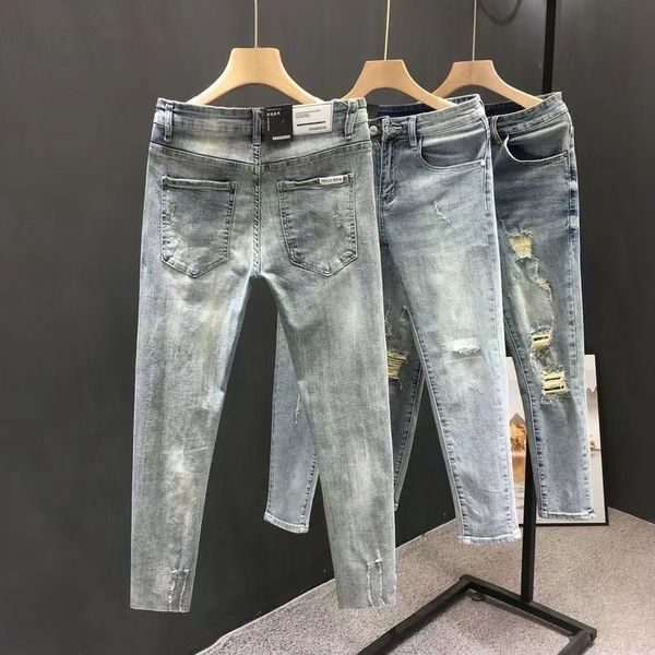 mens blue jeans distressed motorcycle biker men jean pant rock skinny slim ripped hole letter brand hip hop denim vintage pants
mens blue jeans distressed motorcycle biker men jean pant rock skinny slim ripped hole letter brand hip hop denim vintage pants
