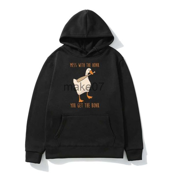 men's hoodies sweatshirts mess with the honk you get the bonk hoodie funny cute duck print hoodies men women fallwinter polar fleece ho, Black
men's hoodies sweatshirts mess with the honk you get the bonk hoodie funny cute duck print hoodies men women fallwinter polar fleece ho, Black