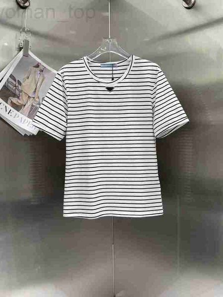 women's t-shirt designer 2023 summer new p family triangle black and white striped cotton tank pullover round neck short sleeve t-shirt
women's t-shirt designer 2023 summer new p family triangle black and white striped cotton tank pullover round neck short sleeve t-shirt