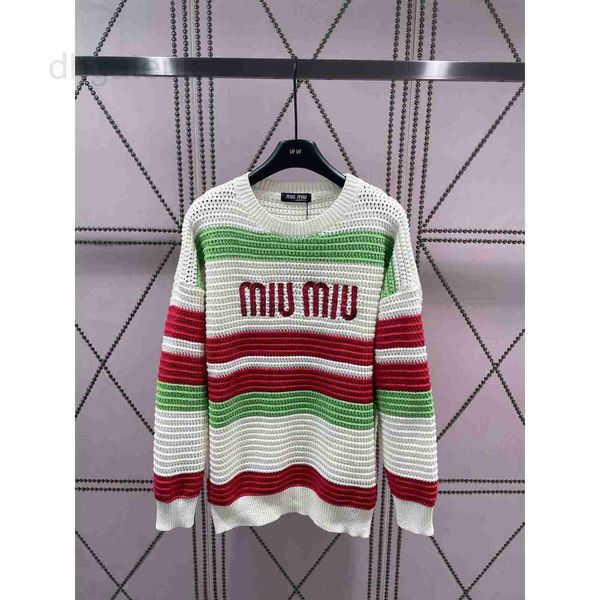 women's knits & tees designer autumn/winter new colorful woven embroidery letter stripe contrast loose versatile knitted sweater m8fd, White
women's knits & tees designer autumn/winter new colorful woven embroidery letter stripe contrast loose versatile knitted sweater m8fd, White