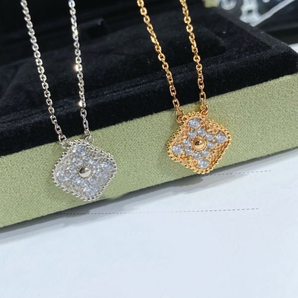 diamond clover necklaces 4/four leaf pendants designer women mother-of-pearl 18k gold plated 15mm engagement jewelry gift, Silver
diamond clover necklaces 4/four leaf pendants designer women mother-of-pearl 18k gold plated 15mm engagement jewelry gift, Silver
