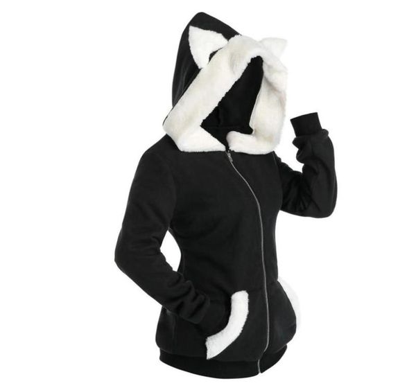 long sleeve cosplay cat ear faux fur zipper hoodie sweatshirt harajuku hoodies girls gothic sweatshirts pullovers374063001660, Black
long sleeve cosplay cat ear faux fur zipper hoodie sweatshirt harajuku hoodies girls gothic sweatshirts pullovers374063001660, Black