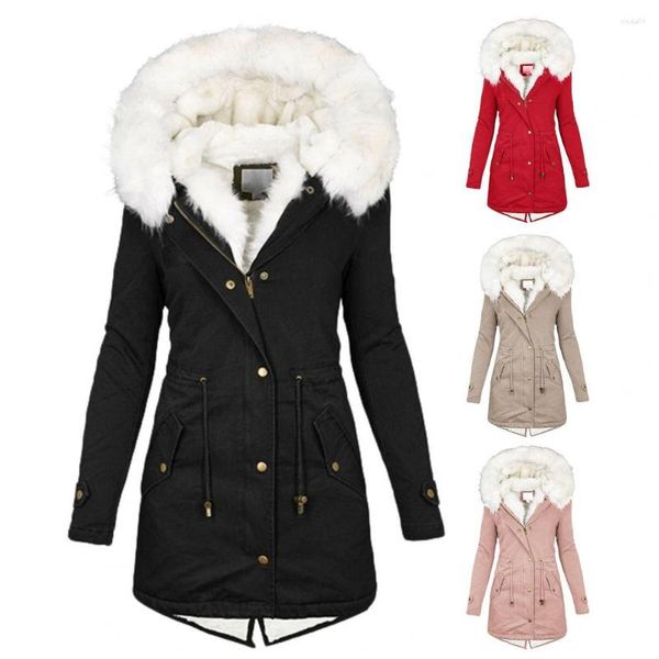 women's jackets removal faux fur collar women coat waist drawstring zipper hooded jacket button closure lady outwear back split pocket, Black;brown
women's jackets removal faux fur collar women coat waist drawstring zipper hooded jacket button closure lady outwear back split pocket, Black;brown