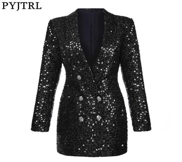 pyjtrl fashion women shawl lapel shiny sequins suit jacket female doublebreasted long coat slim fit blazers autumn clothes 2109304804509, White;black
pyjtrl fashion women shawl lapel shiny sequins suit jacket female doublebreasted long coat slim fit blazers autumn clothes 2109304804509, White;black