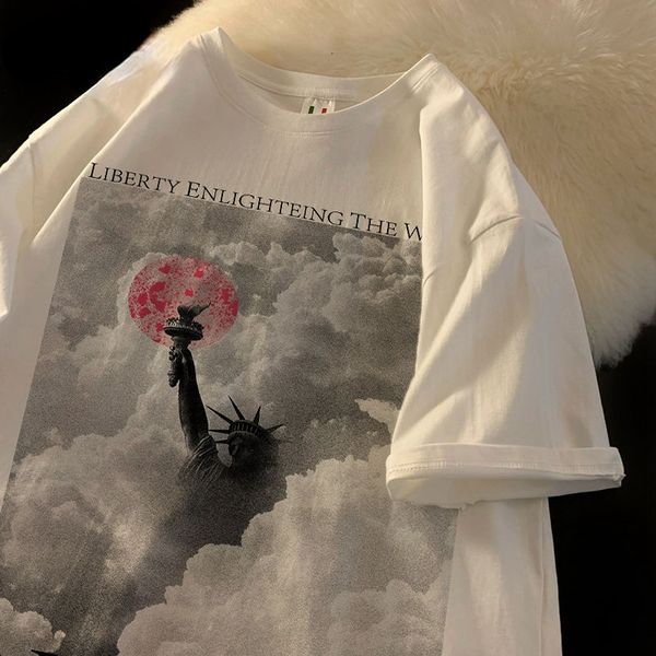 men's t-shirts summer loose short sleeved t shirt men version printed y2k graphic t shirts vintage t shirt shirts for men harajuku 230, White;black
men's t-shirts summer loose short sleeved t shirt men version printed y2k graphic t shirts vintage t shirt shirts for men harajuku 230, White;black