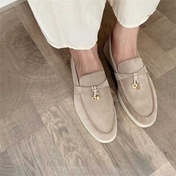 slip-on shoe women's leather shoes loropiana cashmere suede flat sole comfortable shoes casual shoes slip on, Black
slip-on shoe women's leather shoes loropiana cashmere suede flat sole comfortable shoes casual shoes slip on, Black