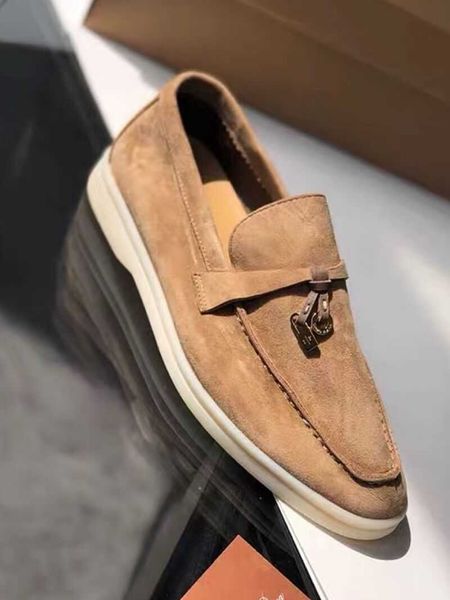 picking up leaks with the same handmade loro * piana2023 pure round head deer skin comfortable flat soft sole 4 season lefu women's sho, Black
picking up leaks with the same handmade loro * piana2023 pure round head deer skin comfortable flat soft sole 4 season lefu women's sho, Black