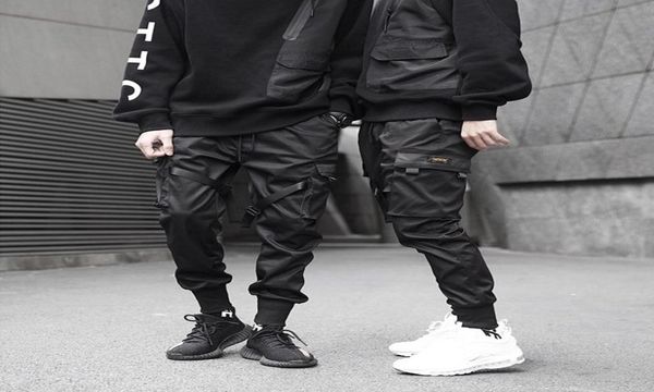 men ribbons block black pocket cargo pants harem joggers harajuku sweatpant hip hop tatical trousers selling7697031
men ribbons block black pocket cargo pants harem joggers harajuku sweatpant hip hop tatical trousers selling7697031