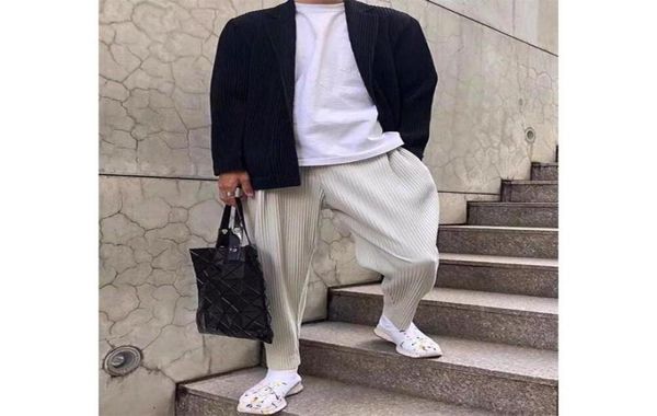 men039s pants miyake pleated casual straight harem trend loose nine points running track men 20051982252, Black
men039s pants miyake pleated casual straight harem trend loose nine points running track men 20051982252, Black