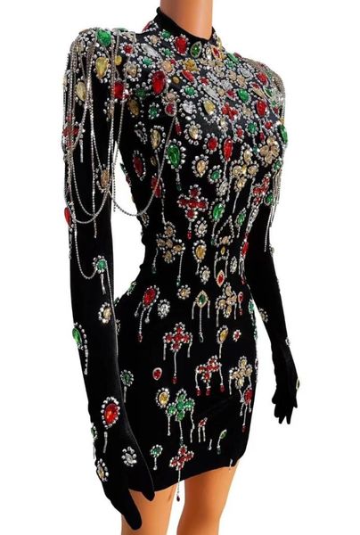 stage wear luxury crystals turtleneck black velvet dress evening chains dance costume birthday gloves sleeves3549765, Black;red
stage wear luxury crystals turtleneck black velvet dress evening chains dance costume birthday gloves sleeves3549765, Black;red