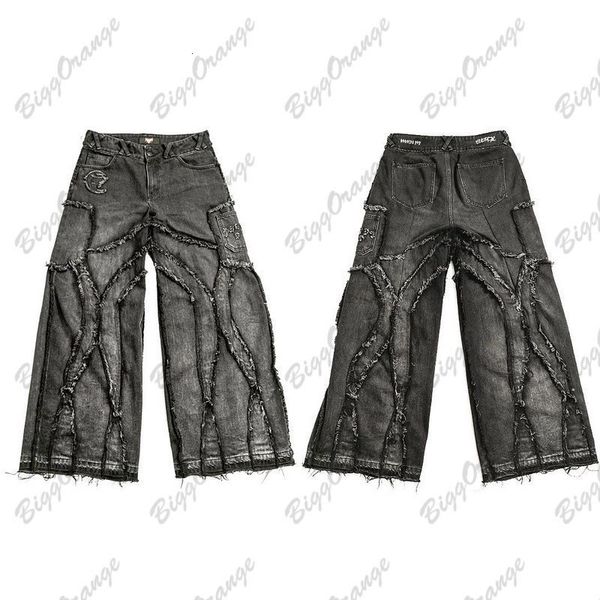 men's shorts punk y2k streetwear loose trendy clothing black jeans pants tattered style west cargo dark comfort plus size clothing men, White;black
men's shorts punk y2k streetwear loose trendy clothing black jeans pants tattered style west cargo dark comfort plus size clothing men, White;black