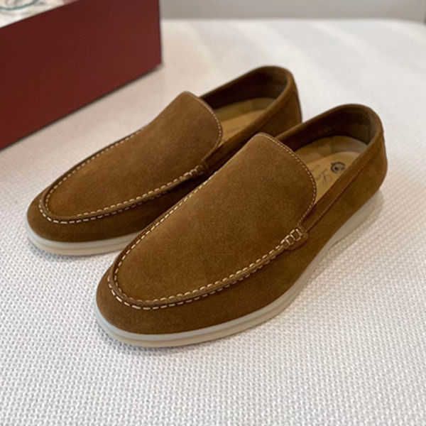 2023 new original loro * piana suede one foot lp slip-on shoe flat bottomed casual lazy men's shoes feel si, Black
2023 new original loro * piana suede one foot lp slip-on shoe flat bottomed casual lazy men's shoes feel si, Black