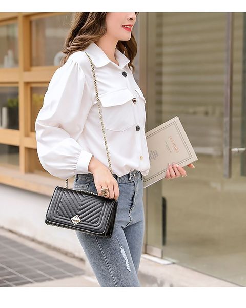 women small shoulder bag plain handbags luxury designer crossbody bags leather metal chain clutch flap totes thread flip cover diagonal mess
women small shoulder bag plain handbags luxury designer crossbody bags leather metal chain clutch flap totes thread flip cover diagonal mess