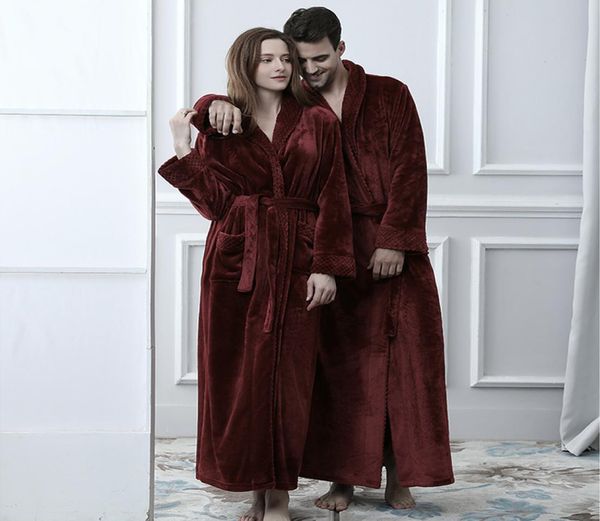 women men extra long ps size warm coral fleece bathrobe winter thermal flannel dobby kimono bath robe bridesmaid dressing gown5123055, Black;red
women men extra long ps size warm coral fleece bathrobe winter thermal flannel dobby kimono bath robe bridesmaid dressing gown5123055, Black;red