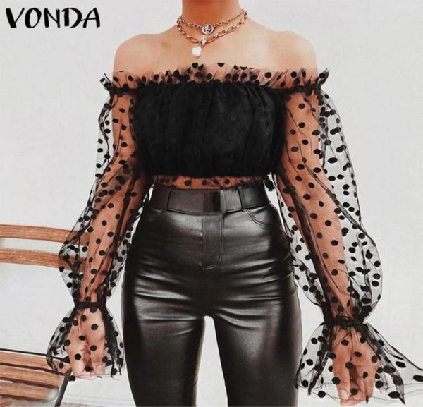 vonda elegant women shirts fashion white blouse off shoulder summer seethrough sleeve tunic blusas chemise s5xl55655542899523
vonda elegant women shirts fashion white blouse off shoulder summer seethrough sleeve tunic blusas chemise s5xl55655542899523