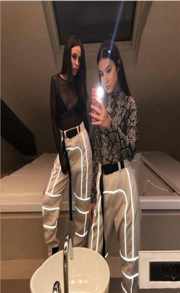 women for pants fashion reflective stitching casual pants women039s solid loose jogging trousers female 2021 new women pants1115411, Black;white
women for pants fashion reflective stitching casual pants women039s solid loose jogging trousers female 2021 new women pants1115411, Black;white