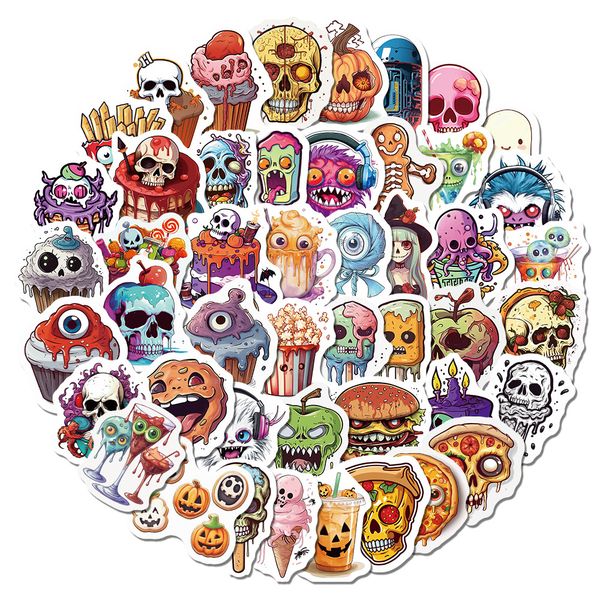 50 pcs mixed horror dessert graffiti stickers for car fridge helmet ipad bicycle phone motorcycle ps4 book pvc lapdiy decals kids toys decor
50 pcs mixed horror dessert graffiti stickers for car fridge helmet ipad bicycle phone motorcycle ps4 book pvc lapdiy decals kids toys decor