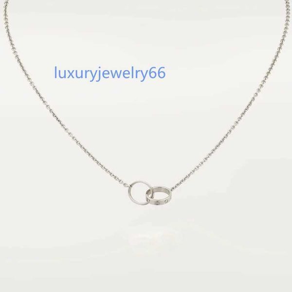 new classic design double loop charms pendant love necklace for women girls 316l titanium steel wedding jewelry collares collier, Silver
new classic design double loop charms pendant love necklace for women girls 316l titanium steel wedding jewelry collares collier, Silver