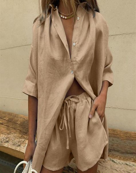 women039s tracksuits casual woman solid color short sleeve shirt shorts summer tracksuit fashion beach short outfit set mi7226389, Gray
women039s tracksuits casual woman solid color short sleeve shirt shorts summer tracksuit fashion beach short outfit set mi7226389, Gray