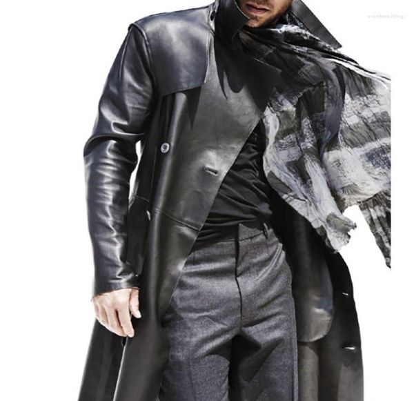 men039s trench coats vintage motor leather overcoats men 2022 autumn winter fashion solid pu mens streetwear casual lapel butto3981231, Tan;black
men039s trench coats vintage motor leather overcoats men 2022 autumn winter fashion solid pu mens streetwear casual lapel butto3981231, Tan;black