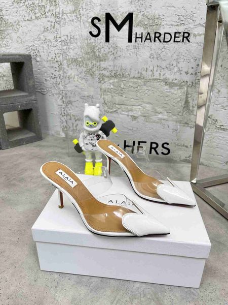 sandals alaia shoes high love heart pointed toe mule clear cap-toe pumps 10cm 100mm high heels fashion designer shoes size 34-40 j230525, Black
sandals alaia shoes high love heart pointed toe mule clear cap-toe pumps 10cm 100mm high heels fashion designer shoes size 34-40 j230525, Black