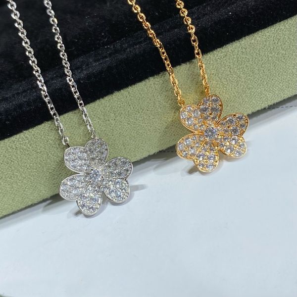 clover necklace pendant designer diamond mini 3 leaf 18k gold plated women girl jewelry wedding gift, Silver
clover necklace pendant designer diamond mini 3 leaf 18k gold plated women girl jewelry wedding gift, Silver