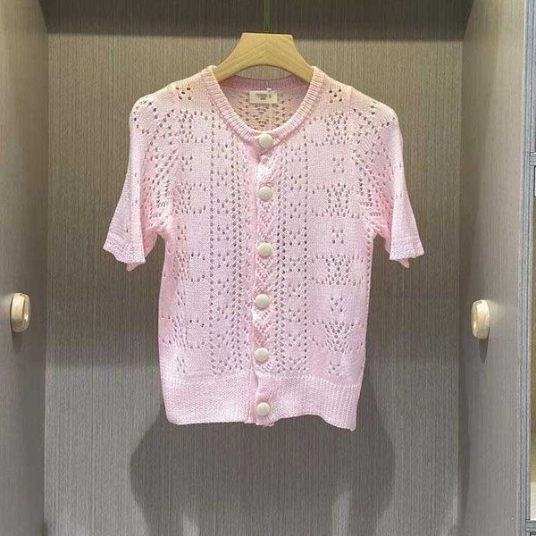 ce2023 summer new loose versatile short sleeve casual age reducing pink hollow out knitwear women's cardigan top, White;black
ce2023 summer new loose versatile short sleeve casual age reducing pink hollow out knitwear women's cardigan top, White;black