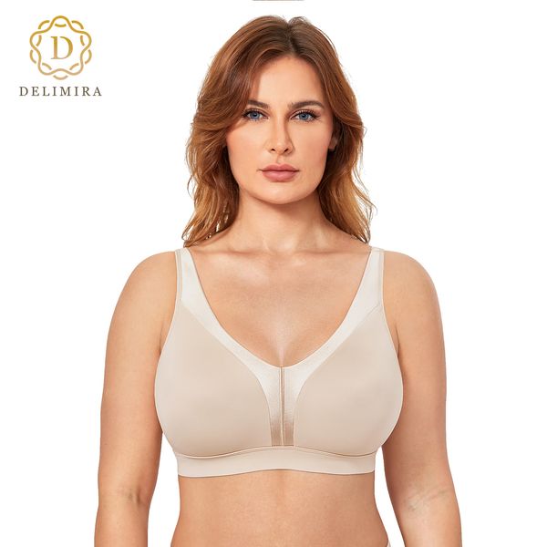 bras delimira women's wireless smooth bra plus size full coverage unlined support 3448 bg cup 230803, Red;black
bras delimira women's wireless smooth bra plus size full coverage unlined support 3448 bg cup 230803, Red;black