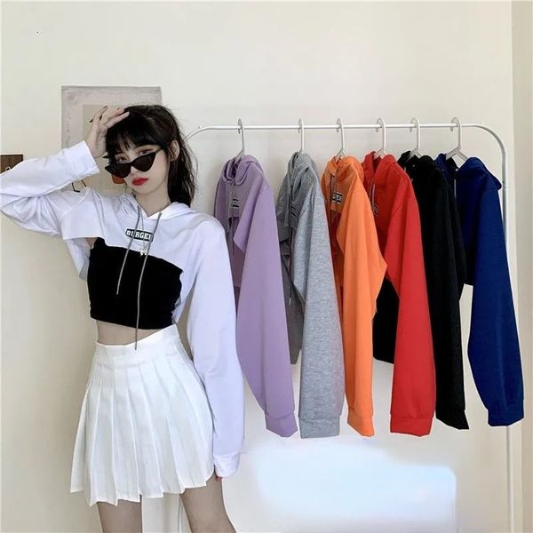 women's hoodies sweatshirts qweek korean fashion y2k hoodies women harajuku streetwear hip hop kpop crop hooded sweatshirt spring autum, Black
women's hoodies sweatshirts qweek korean fashion y2k hoodies women harajuku streetwear hip hop kpop crop hooded sweatshirt spring autum, Black