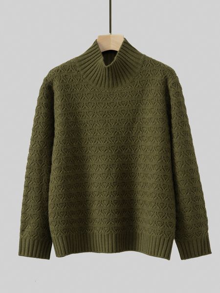 women's sweaters fashion olive green turtleneck sweater for ladies fall winter long sleeve retro jacquard 100 cashmere pullover 230803, White;black
women's sweaters fashion olive green turtleneck sweater for ladies fall winter long sleeve retro jacquard 100 cashmere pullover 230803, White;black