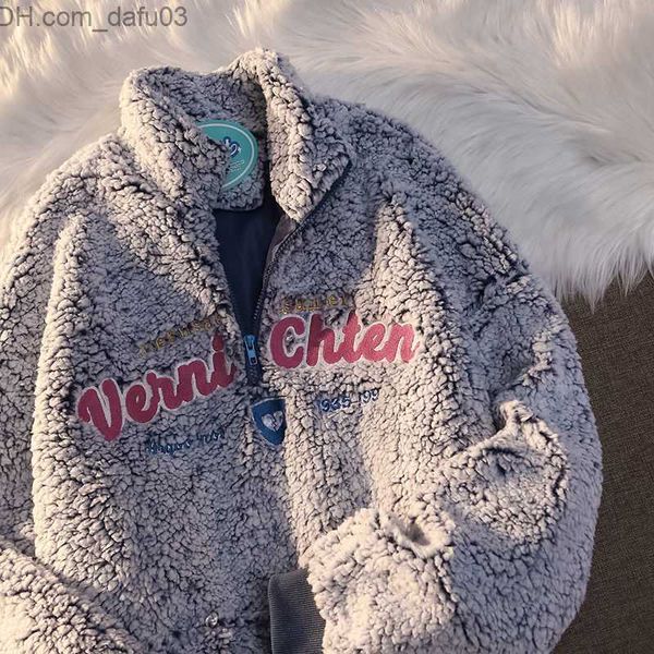 men's hoodies sweatshirts new retro stand collar design cashmere sweater women's hip hop zipper hoodie women's winter loose p, Black
men's hoodies sweatshirts new retro stand collar design cashmere sweater women's hip hop zipper hoodie women's winter loose p, Black