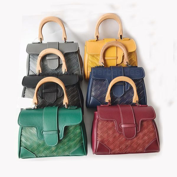 upgrade 7a designer bag handbags vintage wood handle women lady straps shoulder crossbody tote purse mirror quality genuine leather mini wal
upgrade 7a designer bag handbags vintage wood handle women lady straps shoulder crossbody tote purse mirror quality genuine leather mini wal