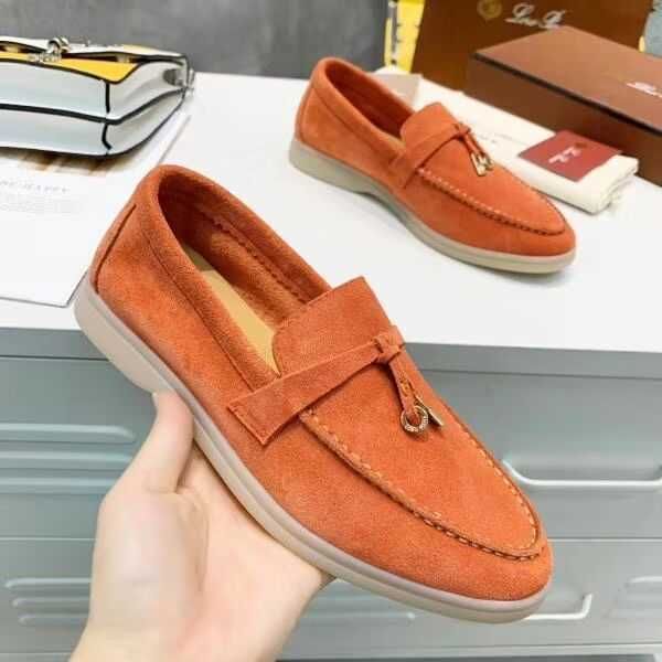lp slip-on shoe women's summer slip on lazy shoes genuine leather fashion shoes loro * piana flat shoes, Black
lp slip-on shoe women's summer slip on lazy shoes genuine leather fashion shoes loro * piana flat shoes, Black