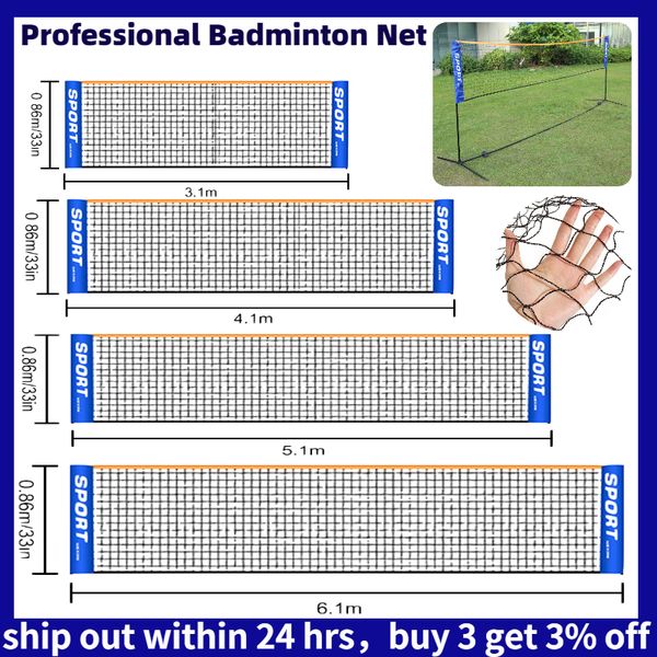 balls 3.14.15.16.1m professional sport training standard badminton net volleyball net easy setup outdoor tennis mesh net exercise 230803
balls 3.14.15.16.1m professional sport training standard badminton net volleyball net easy setup outdoor tennis mesh net exercise 230803