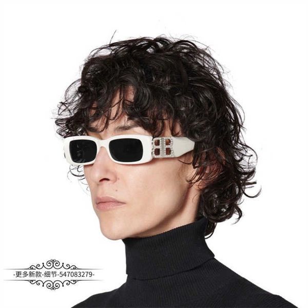 net red ins same sunglasses paris brand small square diamond sunglasses female bb0096, White;black
net red ins same sunglasses paris brand small square diamond sunglasses female bb0096, White;black