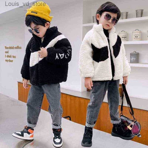 coat winter kids snowsuit baby boys girls warm cotton jacket korean style children fleece thick lamb cashmere coat warm clothes 211230 t2308, Blue;gray
coat winter kids snowsuit baby boys girls warm cotton jacket korean style children fleece thick lamb cashmere coat warm clothes 211230 t2308, Blue;gray