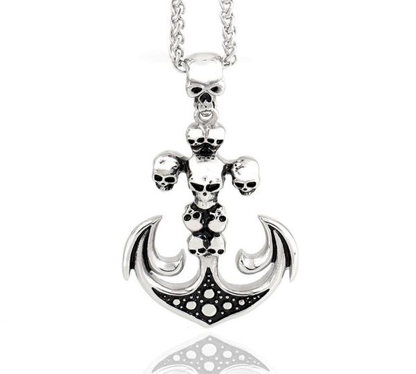 men039s vintage anchor pendantnecklace with skull design 22in chain stainless steel pendants jewelry7845436, Silver
men039s vintage anchor pendantnecklace with skull design 22in chain stainless steel pendants jewelry7845436, Silver