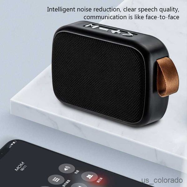 Image of Portable Speakers Bluetooth Speaker Portable Sound Box Mini Music Wireless Subwoofer Woofer System Loud for R230803