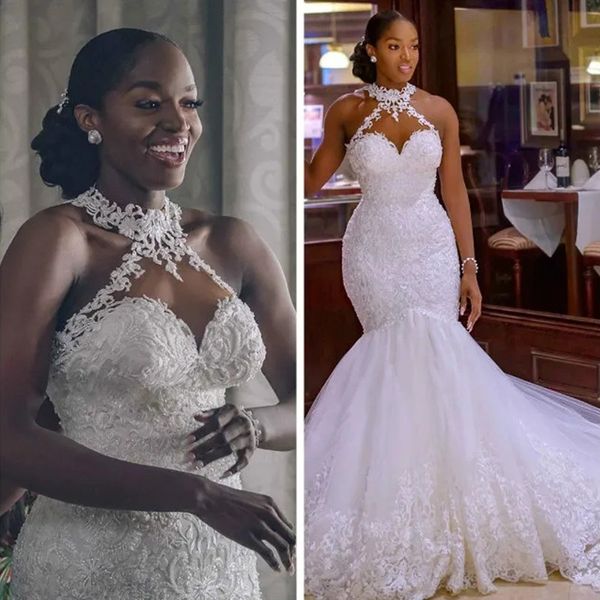 arabic aso ebi vintage llace beaded wedding dresses sheer neck mermaid bridal dresses wedding gowns, White
arabic aso ebi vintage llace beaded wedding dresses sheer neck mermaid bridal dresses wedding gowns, White