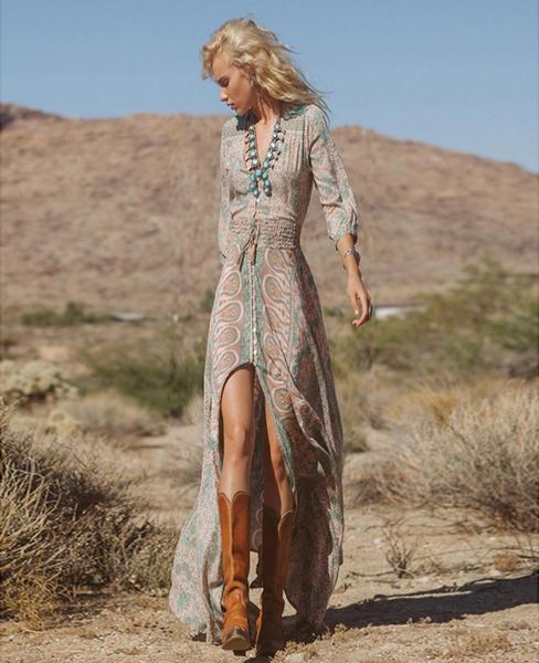 hight quality spring summer women vintage elegant deep v neck boho split hippie long maxi dress ladies chiffon floral print d3374147, White;black
hight quality spring summer women vintage elegant deep v neck boho split hippie long maxi dress ladies chiffon floral print d3374147, White;black