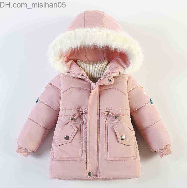 down coat 3-6 year girls winter warm jacket 2021 new heavy thick plus velvet coat for kids children outdoor travel clothing j220718 z230803, Blue;gray
down coat 3-6 year girls winter warm jacket 2021 new heavy thick plus velvet coat for kids children outdoor travel clothing j220718 z230803, Blue;gray