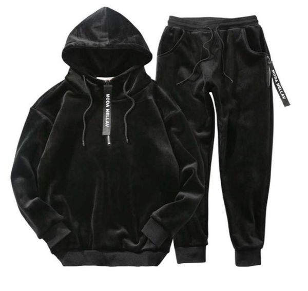 winter men velour tracksuit 2019 fashion korea gold velvet track suit male hoodie sweat pants jogger set jogging suits outfit t21266564, Gray
winter men velour tracksuit 2019 fashion korea gold velvet track suit male hoodie sweat pants jogger set jogging suits outfit t21266564, Gray