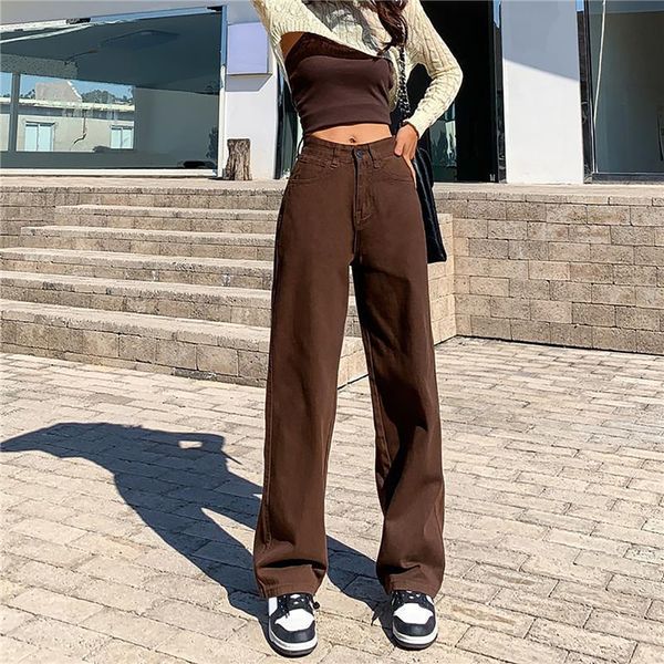 women's jeans dihope high waisted jeans for women fashion office lady straight jeans woman chic wide leg jeans full length pants 230803, Blue
women's jeans dihope high waisted jeans for women fashion office lady straight jeans woman chic wide leg jeans full length pants 230803, Blue