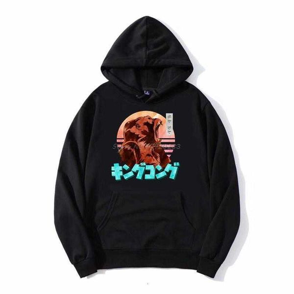 king kong movie monster esential hoodie casual men hoodies hooded sweatshirt harajuku streetwear, Black
king kong movie monster esential hoodie casual men hoodies hooded sweatshirt harajuku streetwear, Black
