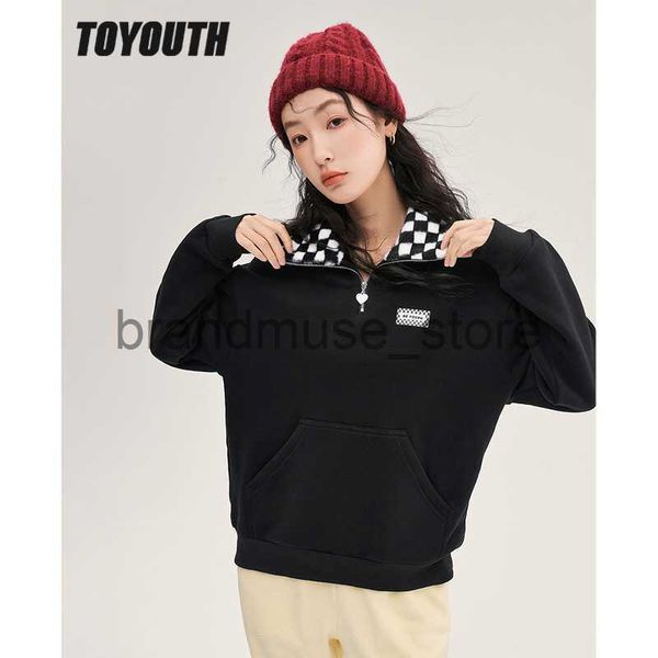 women's hoodies sweatshirts toyouth women fleece sweatshirt 2022 winter long sleeve chessboard polo collar loose hoodie black warm casu
women's hoodies sweatshirts toyouth women fleece sweatshirt 2022 winter long sleeve chessboard polo collar loose hoodie black warm casu