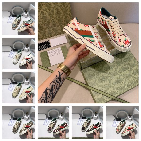 2023 new tennis 1977 canvas casual shoes luxurys designers womens shoe italy green and red web stripe rubber sole stretch cotton low mens sn, Black
2023 new tennis 1977 canvas casual shoes luxurys designers womens shoe italy green and red web stripe rubber sole stretch cotton low mens sn, Black