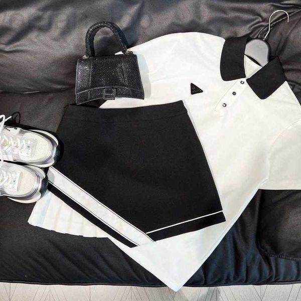 women's t-shirt designer 23 summer new sweet academy style p home triangle polo neck short sleeve t-shirt 100 ruffles high waist skirt, White
women's t-shirt designer 23 summer new sweet academy style p home triangle polo neck short sleeve t-shirt 100 ruffles high waist skirt, White